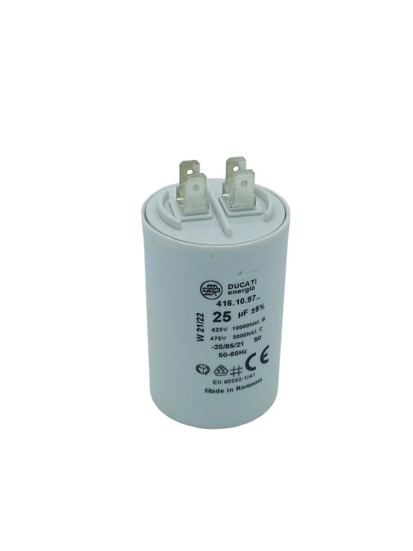 CAPACITOR 25 MF / 400V - PARA MOTORES 1.