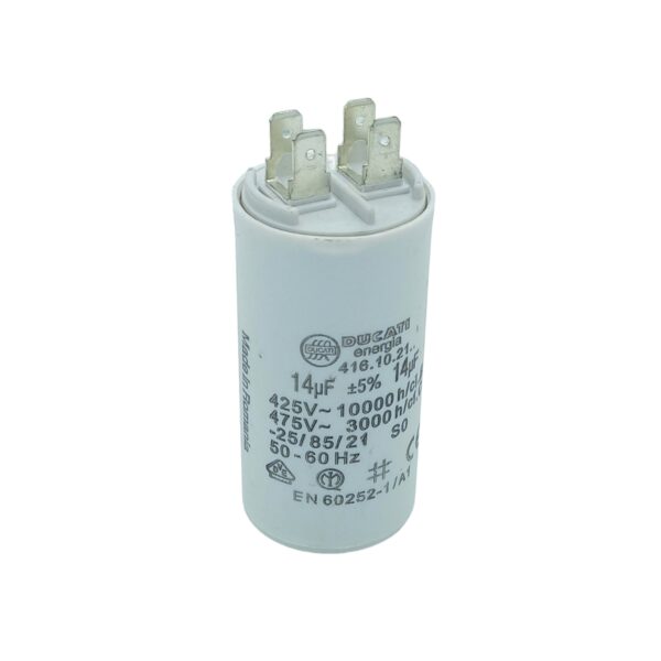 CAPACITOR 14 MF / 400V - PARA MOTORES 3/